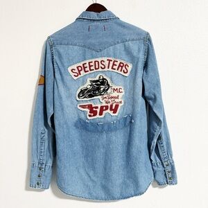 Spy Optic Bullit Collection Speedsters Moto Snap Button Shirt